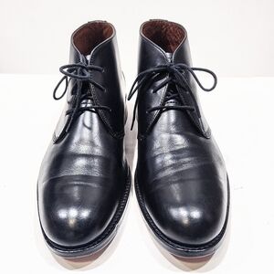 Johnston & Murphy XC4 Waterproof Chukka Boots Mens 9.5M Black Leather 15-1837